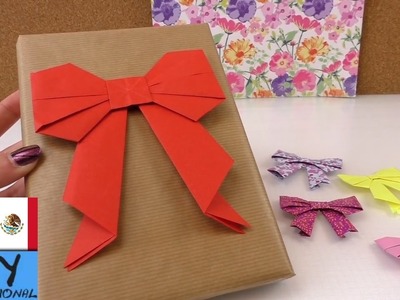 Lazo de origami - Cómo hacer - origami facil (en español paso a paso)