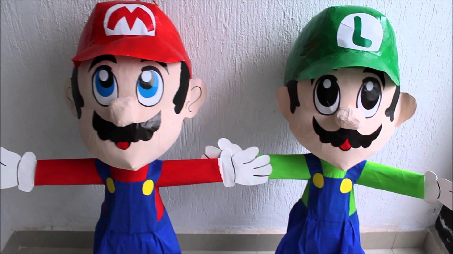 Piñatas de Luigi y Mario bros!!  NO es DIY