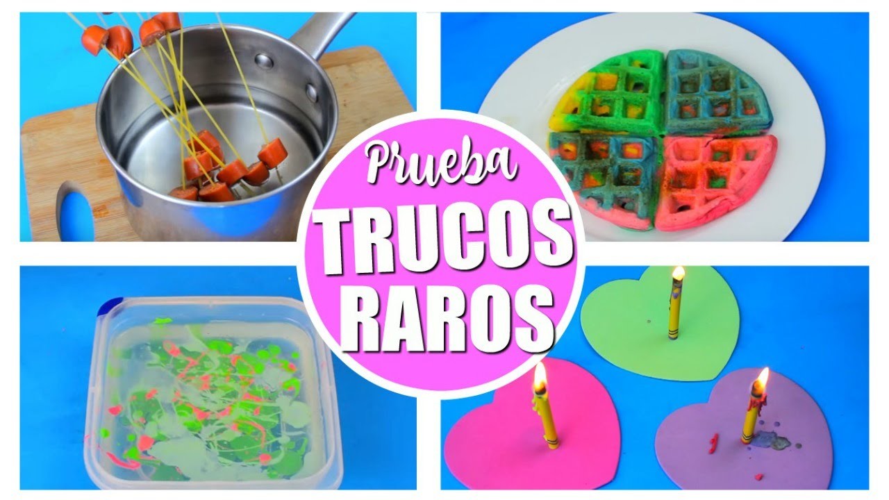 PROBANDO TRUCOS RAROS | DIYS | WEIRD DIYS TESTED!