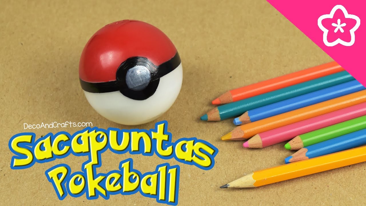 Sacapuntas de Pokebola Decora utiles escolares con Pokemon Go - DecoAndCrafts