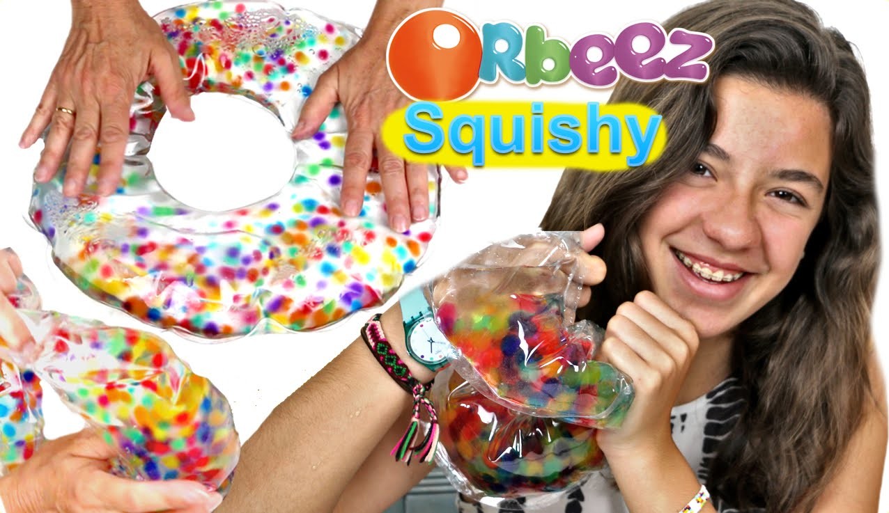 Ideas con juguete ORBEEZ:  Donut líquido anti stress