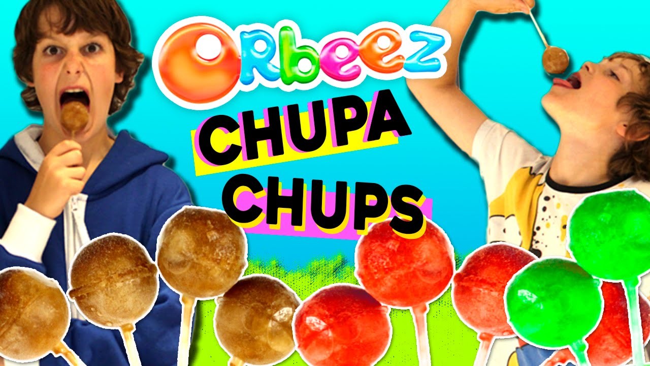 ORBEEZ comestibles CHUPA-CHUPS * PALETAS o helados de ORBEEZ