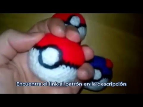 Patrón de Pokeball (free Pokemon pattern) Amigurumi