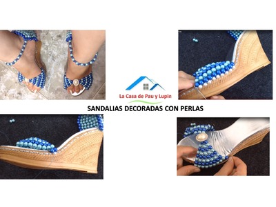 Sandalias decoradas con Perlas