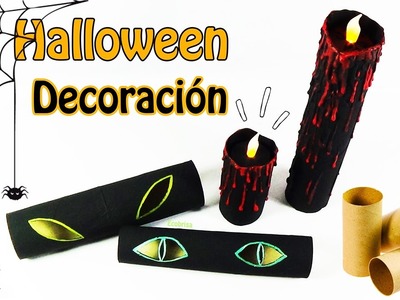 230. Manualidades para Halloween: Decoración con tubos de cartón (Colab. con DecoAndCrafts) Ecobrisa
