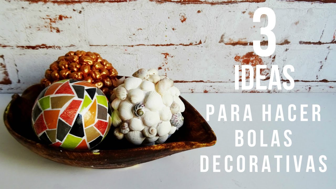 3 ideas para crear bolas decorativas