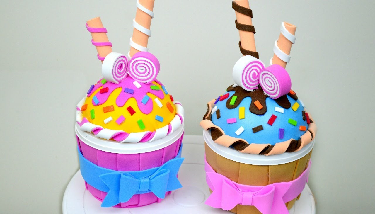 Cupcake en Foami (Cajita) │Espacio Creativo