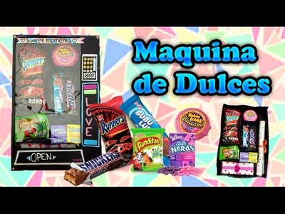 DIY Maquina expendedora de dulces.regalo original - Ingenio KD