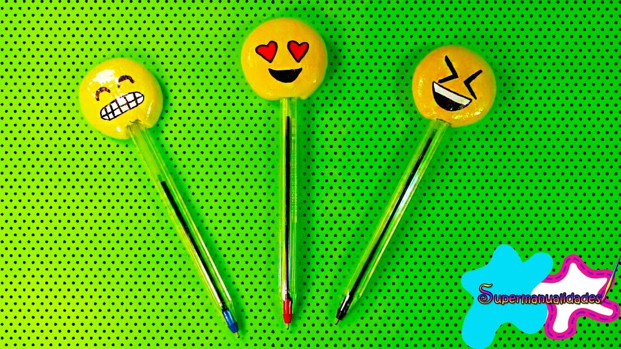 Emojis en tus bolígrafos o plumas  