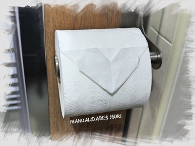 Origami - Papiroflexia Como hacer un Corazón en un Rollo de WC.