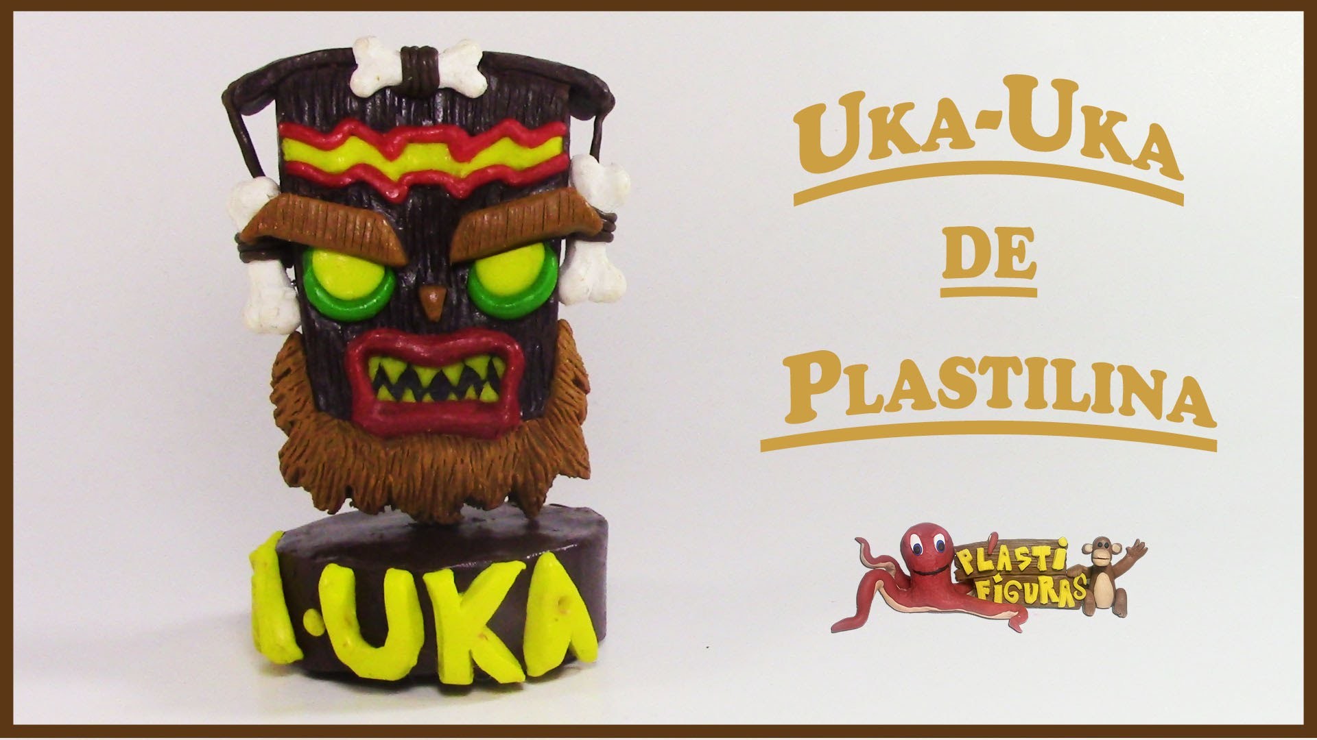 Como Hacer a UKA-UKA de Plastilina.Porcelana Fria.How To Make UKA-UKA with Clay.Plasticine
