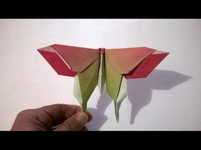 COMO HACER UNA MARIPOSA DE PAPEL  - How to make a paper butterfly
