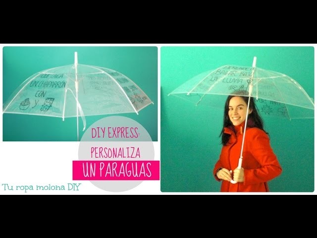 DIY EXPRESS: PERSONALIZA UN PARAGUAS