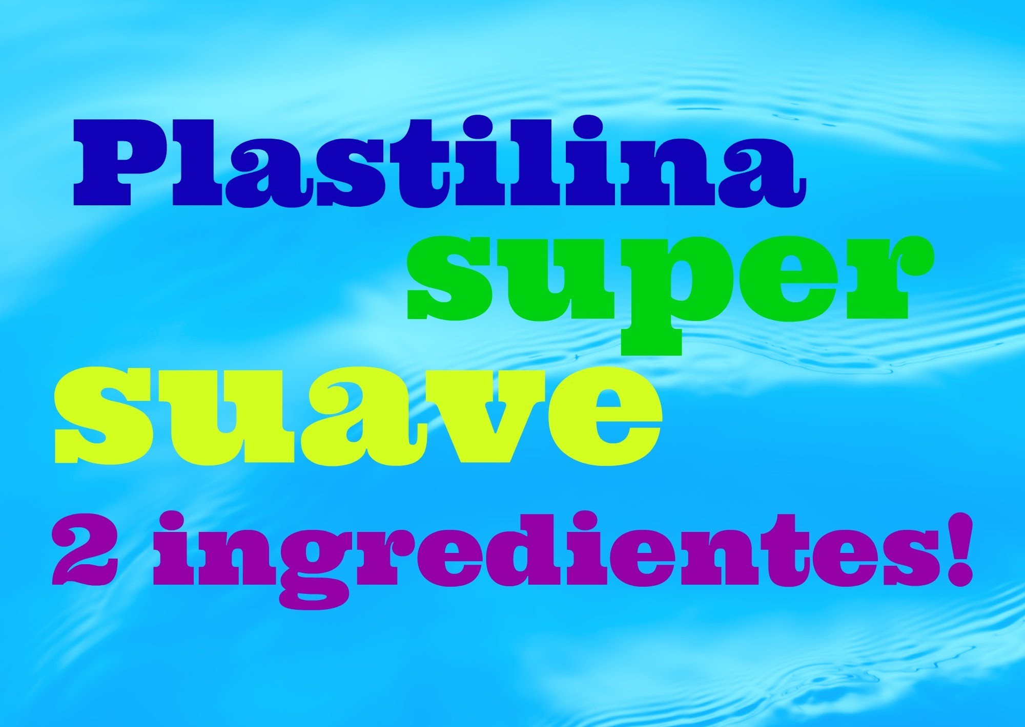 DIY Plastilina super suave con sólo 2 ingredientes. DIY Super Soft Dough