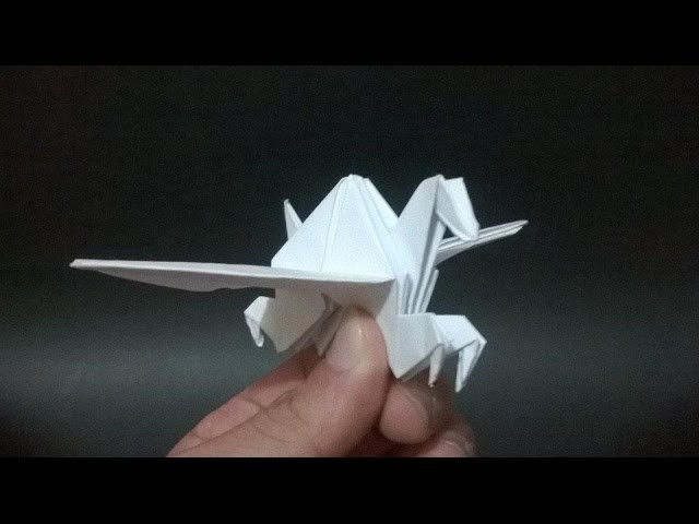 ORIGAMI: PEGASO DE PAPEL - How to make a paper pegasus
