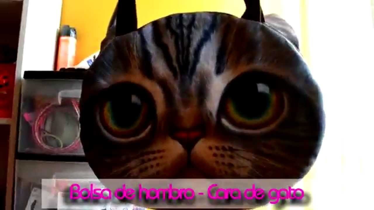 Bolsa de hombro con cara de gato - YeiBox
