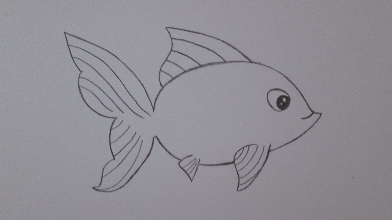 Cómo dibujar un pez de colores