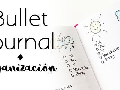 Cómo organizo el bullet journal | Bullet Journal | Organización