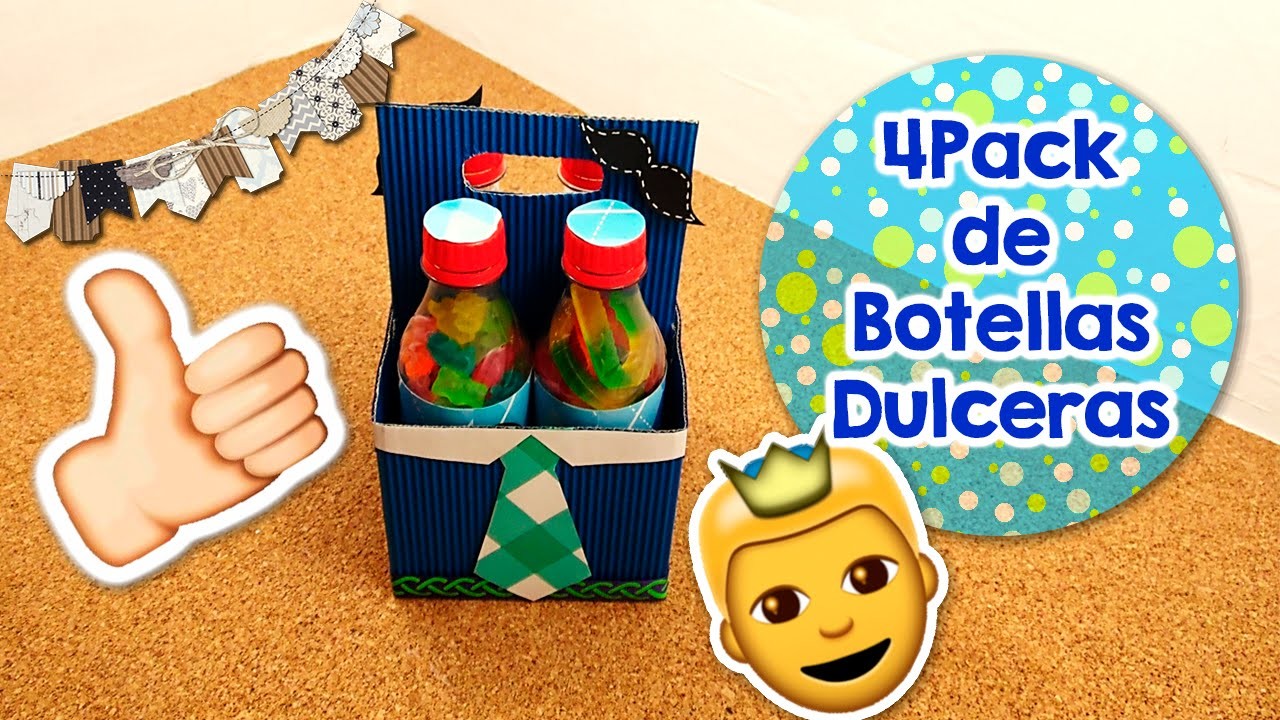 DIY | 4Pack de botellas dulceras | Manualidad | PumitaNegraArt 