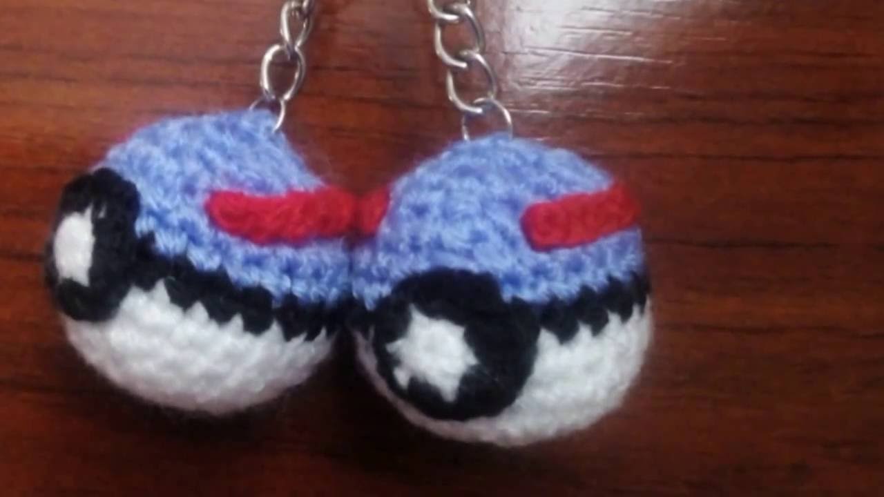 Pokeball a Ganchillo