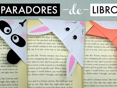 Separadores de Libros (Panda, Conejo y Zorro) │Espacio Creativo