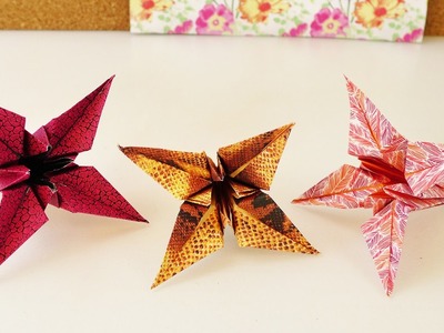 Origami | Flores de papel | Lirios de papel