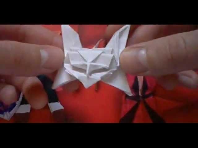 Origami Máscara de Hombre 1