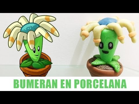 PLANTS VS ZOMBIES 2 BUMERÁN EN ✓ PORCELANA ✓ PLASTILINA ✓ ARCILLA POLIMERICA