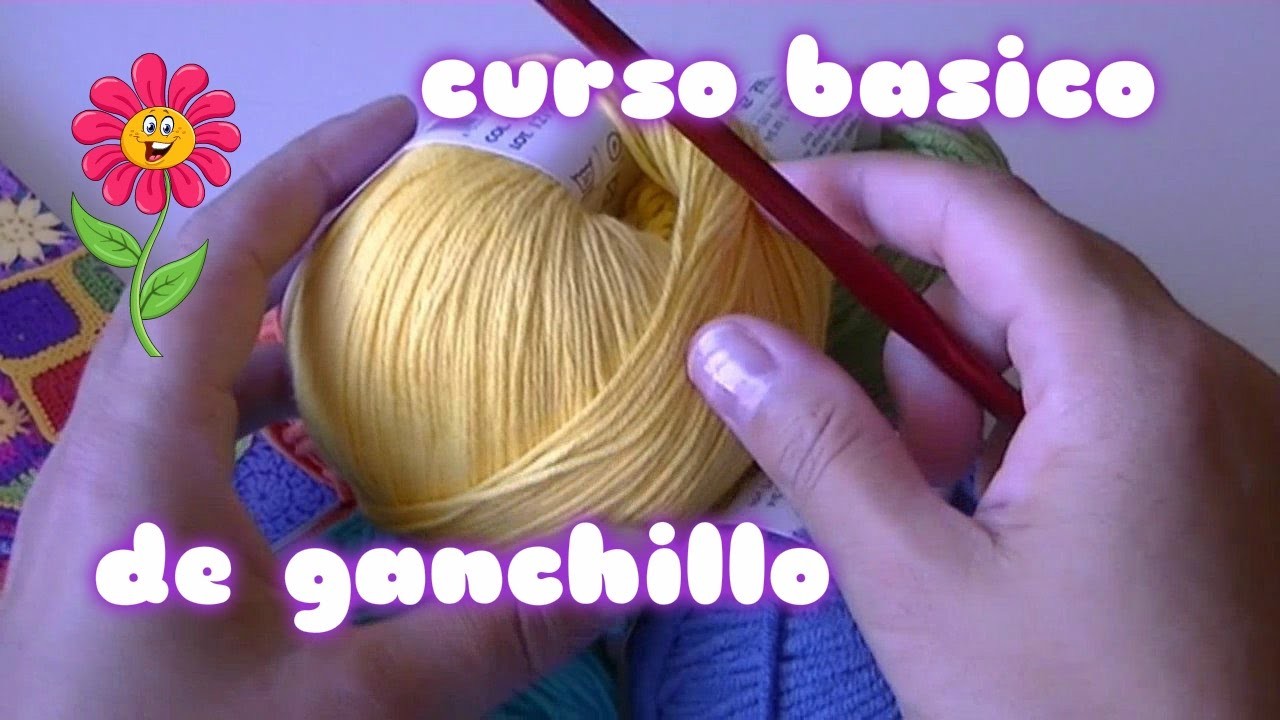 3º TUTORIAL DE PUNTO MEDIO( DOUBLE CROCHET ) CURSO BASICO DE GANCHILLO