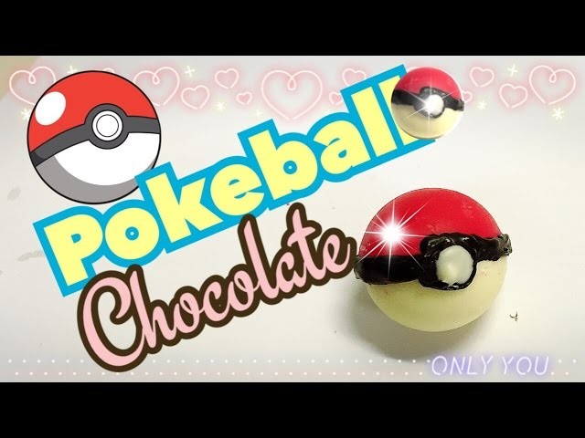 Pokemon Como Hacer POKEBOLAS de chocolate con sorpresa dentro!