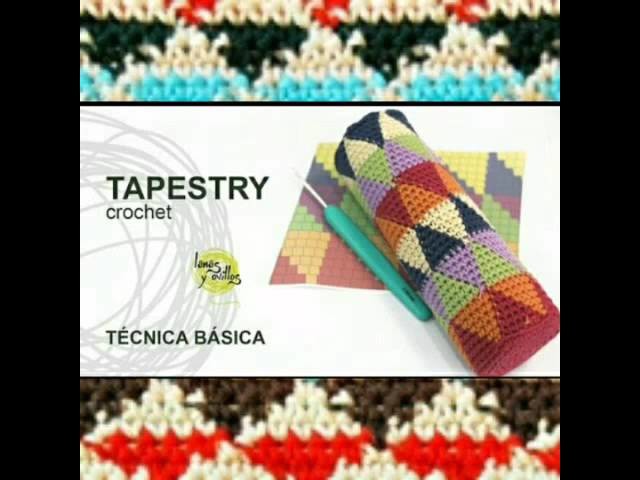 TÉCNICAS TAPESTRY O JAQUARD Y C2C CORNER TO CORNER ESQUINA A ESQUINA CROCHET