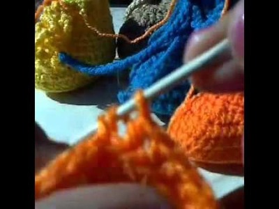 Botitas tejidas a crochet