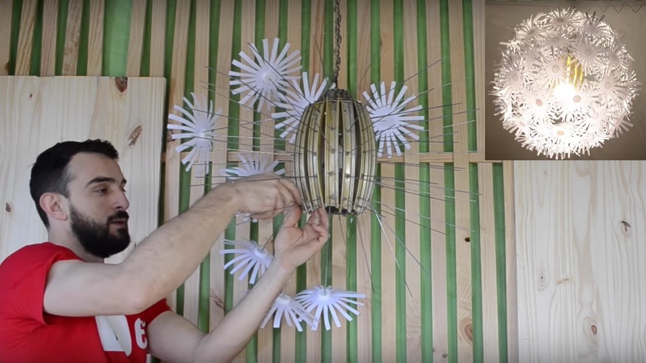 Cómo Construir Una Lámpara Con Ruedas De Bici y Papel (Tutorial)