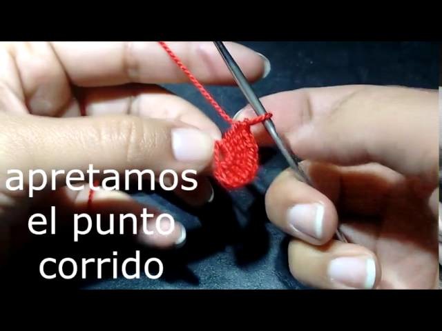 Crochet flor chilco o fichsia magellanica