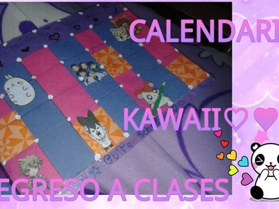 DIY REGRESO A CLASES☆HORARIO MAGICO AL ESTILO:KAWAII, KPOP,ANIME  PARA ORGANIZARTE|DIEGUCHO015