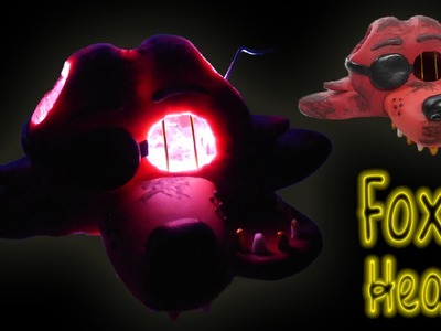 FNAF 3 ✰ Foxy Bad Ending Head Lamp Tutorial ✔ Polymer Clay ✔ Porcelana Fría