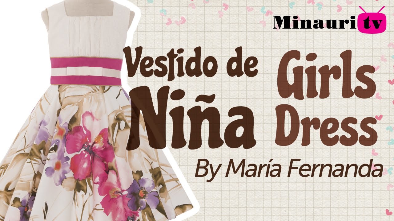 Girl Dress - Vestido Niña (MR17)  - Vestito Bambina - Robe Fille - Mädchen-Kleid