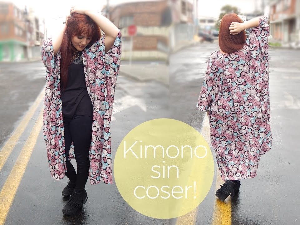 Haz un kimono sin coser! DIY