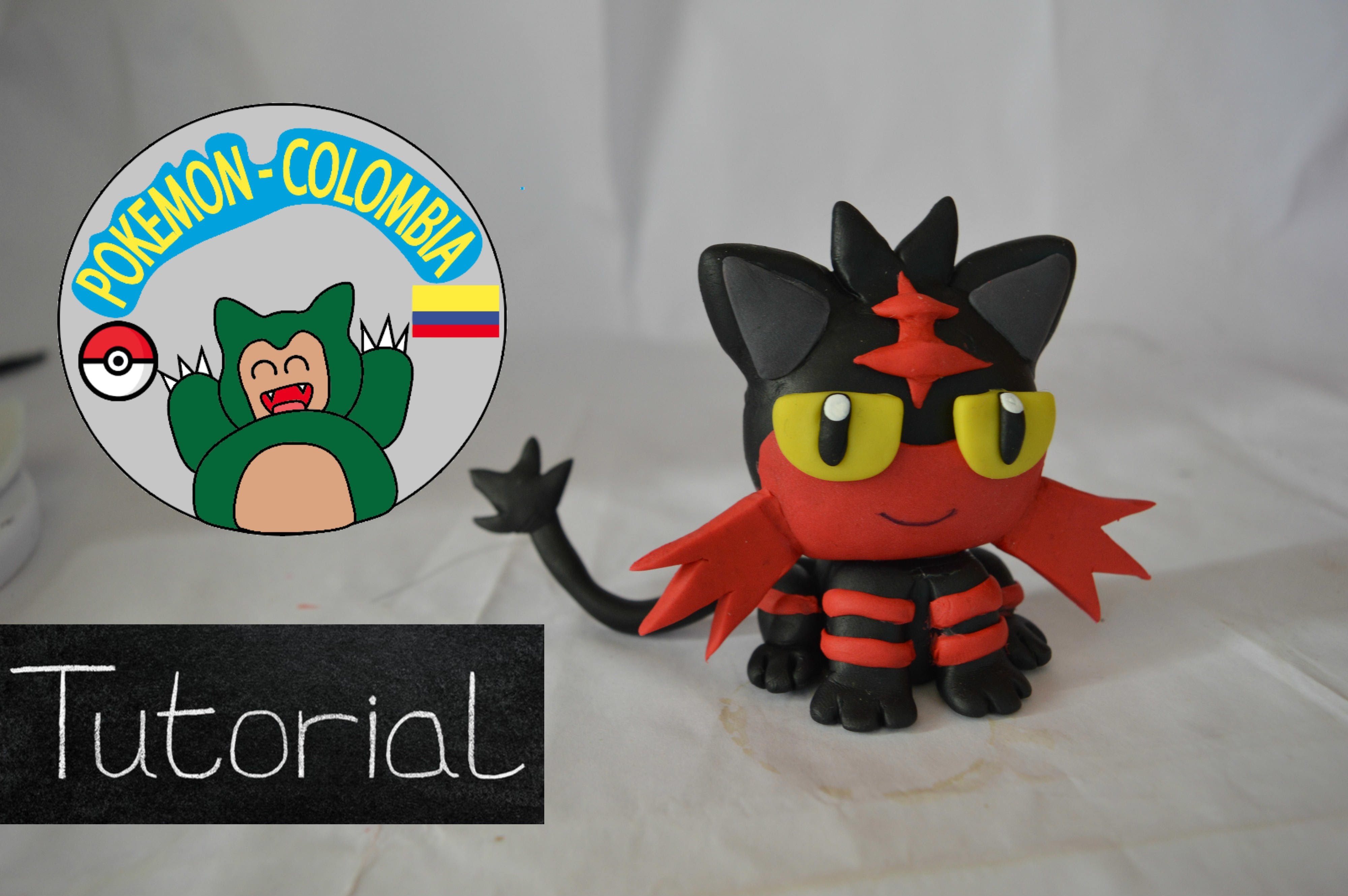 Pokemon ✰litten Tutorial ✰ Polymer Clay ✰ Porcelana Fría ✰ ✰ pokemon- colombia