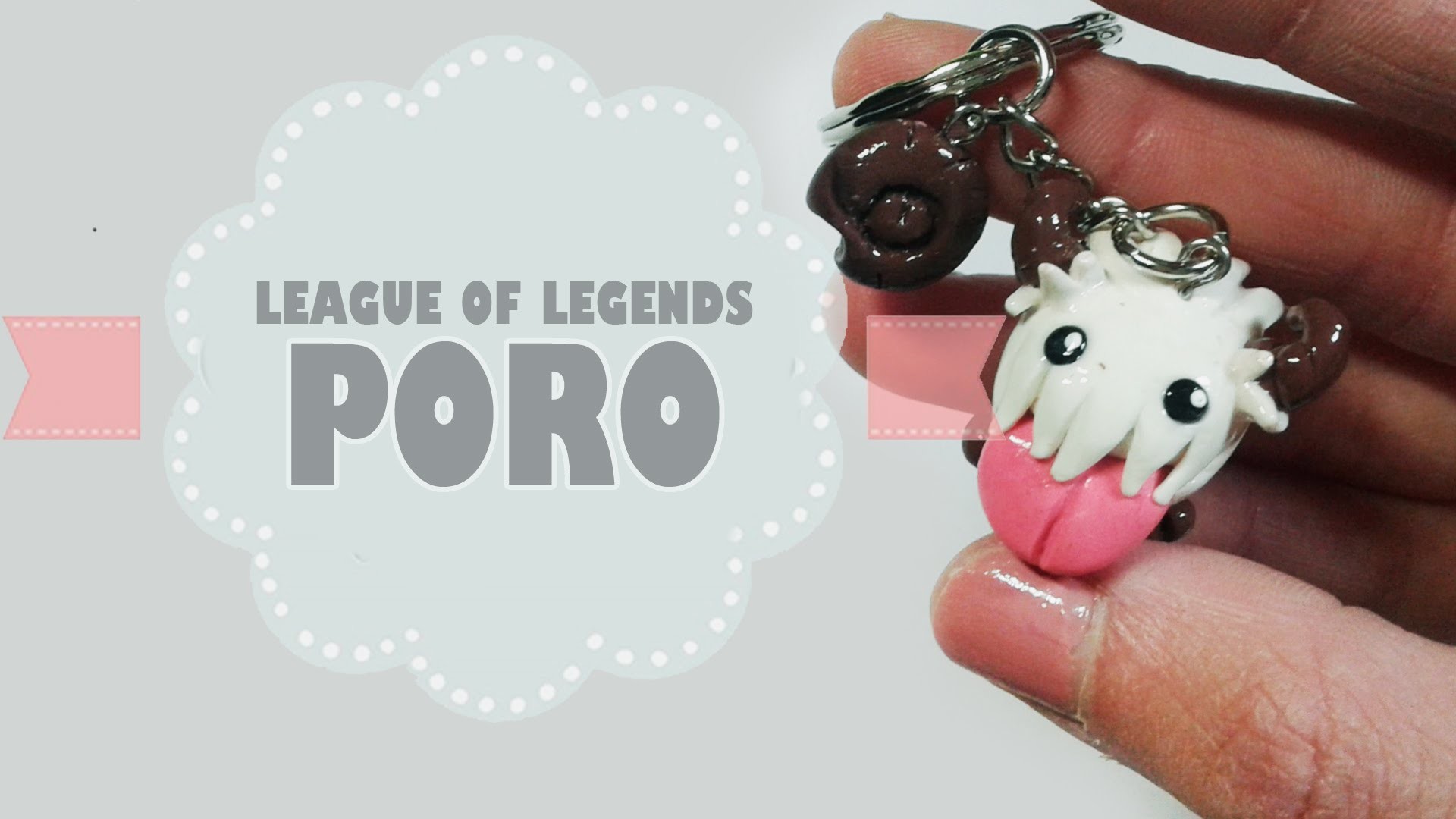 Poro League of Legends Polymer Tutorial. Fimo. Porcelana. Plastilina