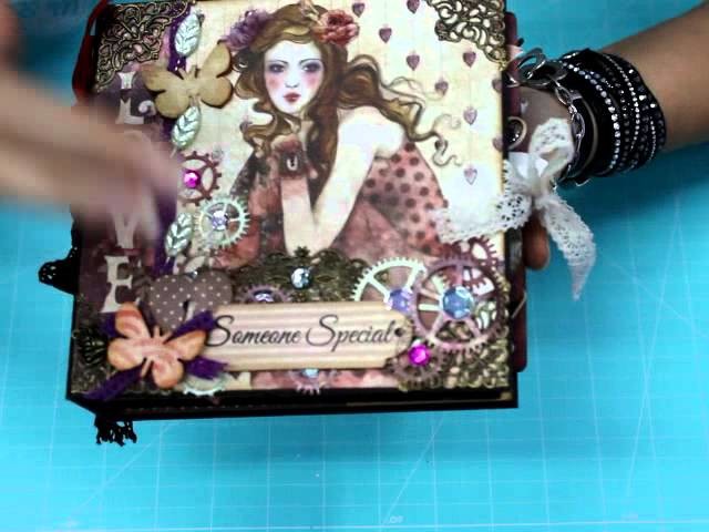 Presentacion Mini Album Mirabelle  Bellaluna crafts Scrapbooking