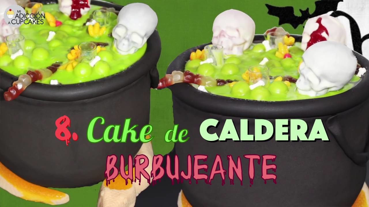 11 Postres y Pasteles para HALLOWEEN Jack Skeleton, Cake de Caldera, Bombas de Araña sin Horno