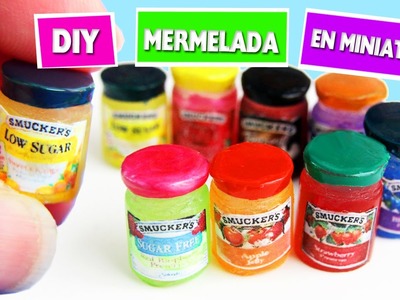 DIY | Mermeladas, Jaleas y Conservas en Miniatura - manualidadesconninos