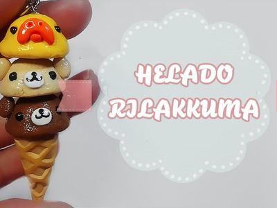 Helado de Rilakkuma Polymer Clay Tutorial | Fimo | Porcelana |