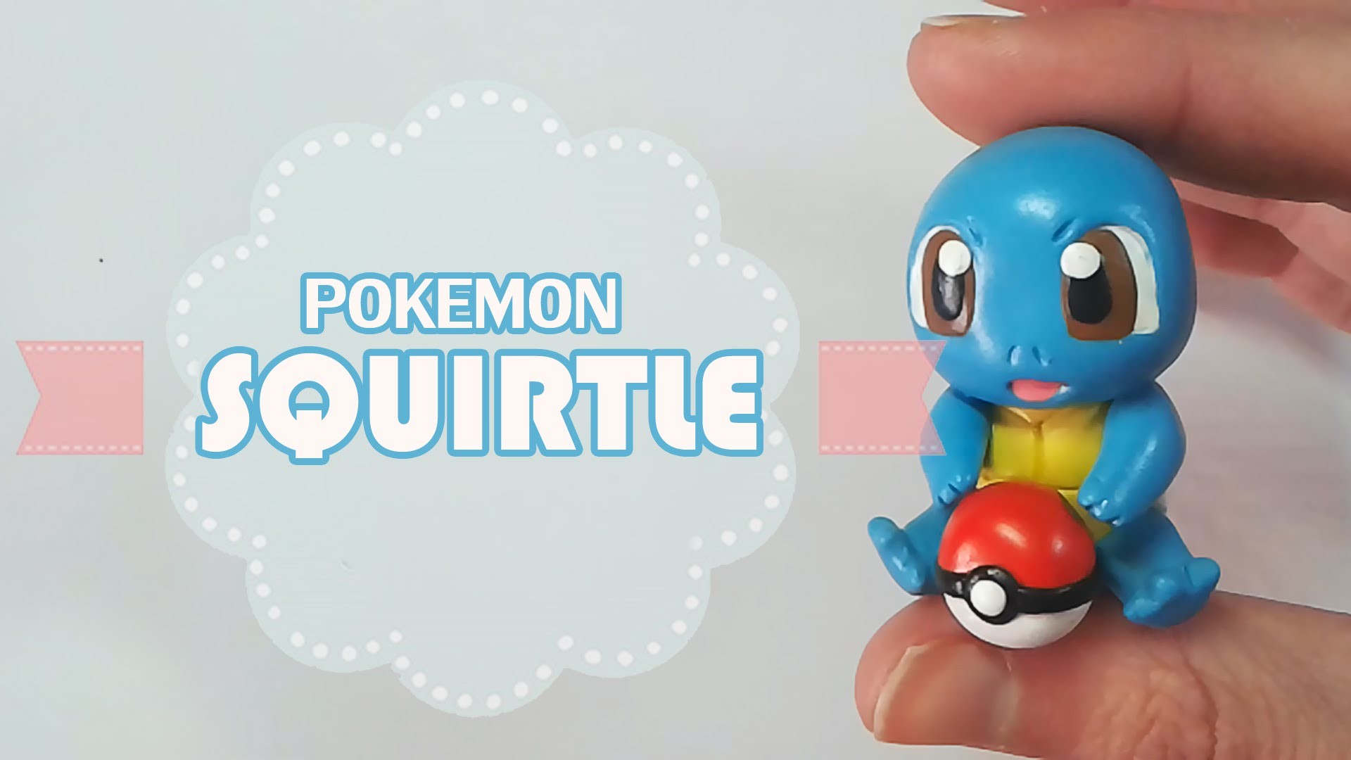 Pokemon Squirtle Polymer Tutorial | Fimo | Porcelana | Plastilina