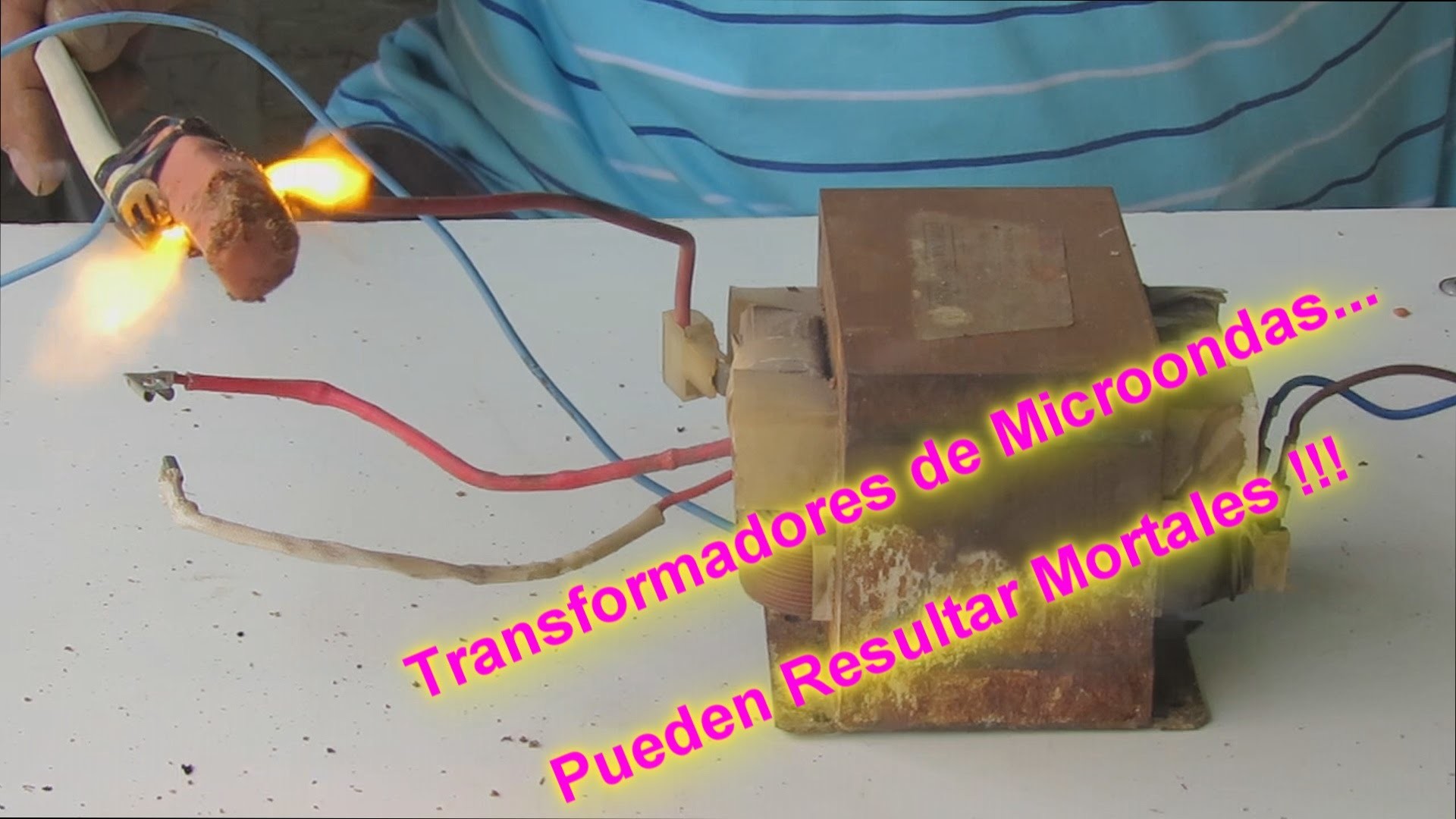 Transformador de Microondas: Una Trampa Mortal. Microwave transformer: A Death Trap
