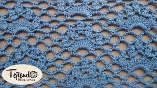 Punto jazmin a ganchillo | Crochet Jasmine stitch