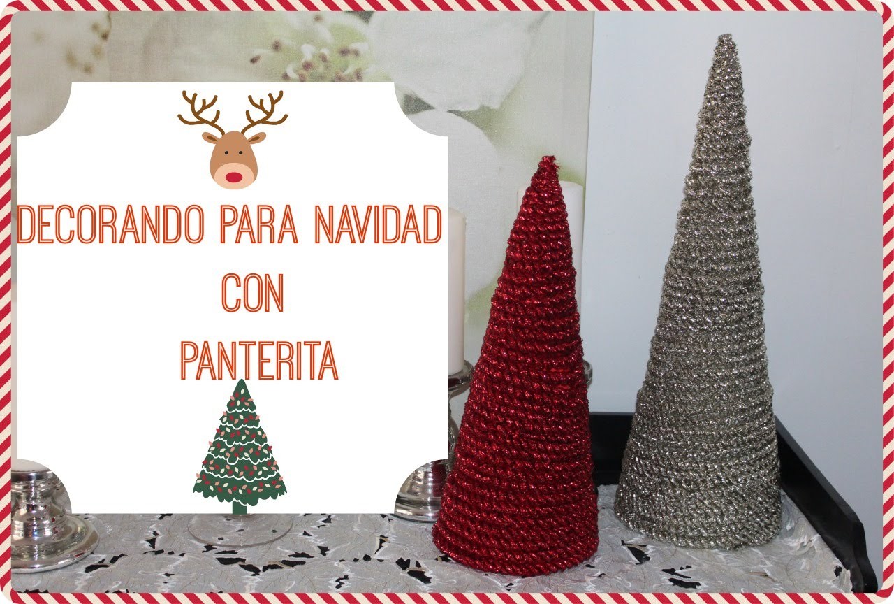 Christmas Pine cones| conos de pino para Navidad
