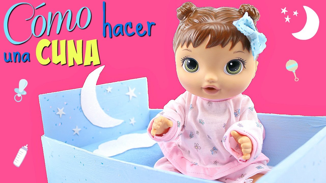 Cómo Hacer una Cuna para Muñecas Baby Alive Perla Jolie • Muebles para muñecas