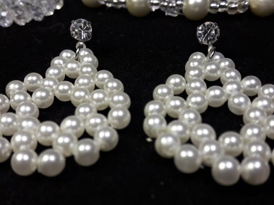Elegante y fácil aro de perlas. Clase#21